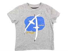 Mini Rodini t-shirt grey melange albatross